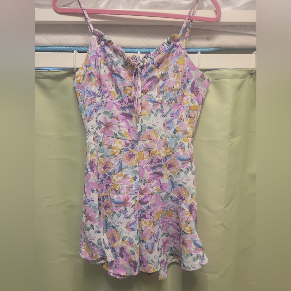 Floral Sheek Romper